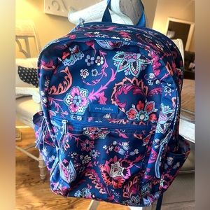 Vera Bradley Lighten Up Grand Backpack in dragon fruit floral